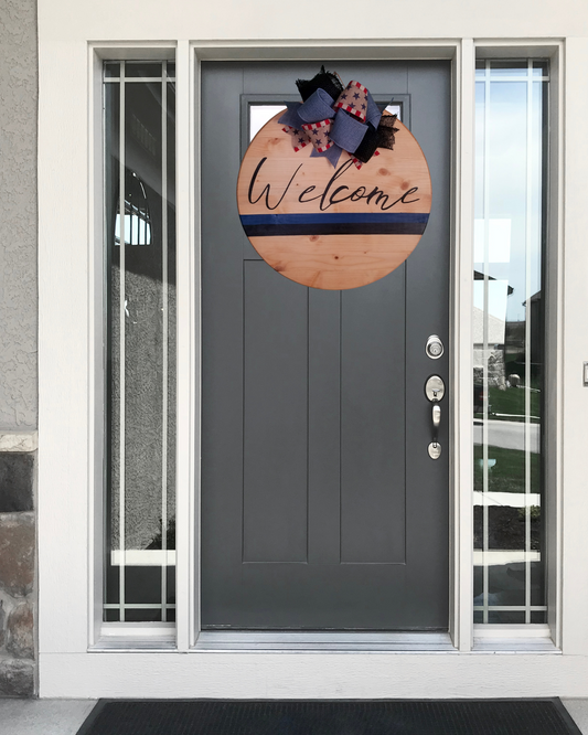 Welcome Front Door Decor